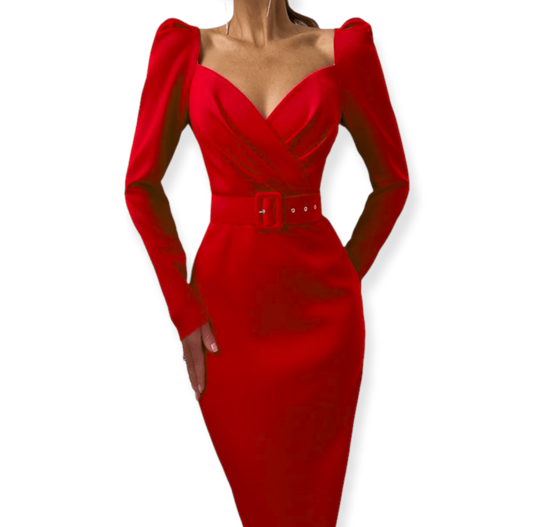 Annees 50 Robe Fourreau Midi Pin Up Ma Penderie Vintage