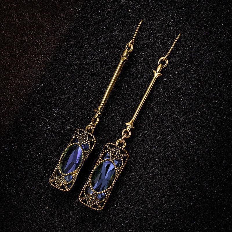 Boucles d'oreilles vintage en or 14 carats avec turquoise, années 60/7 – Antichità Galliera Boucles d'oreilles vintage en or 14 carats avec turquoise, années 60/7 – Antichità Galliera
