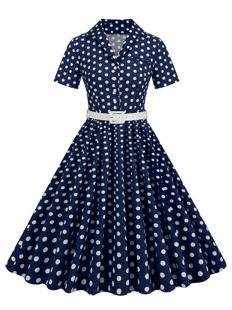 Années 50 Robe Évasée Rétro Susie Q