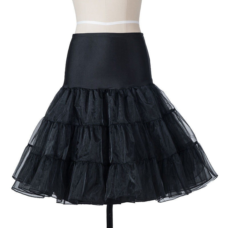 Jupon Vintage Années 50 En Tulle Blanc 60cm - Sous-robe A-Line Pour Mariage, Soirée, Cosplay Rétro