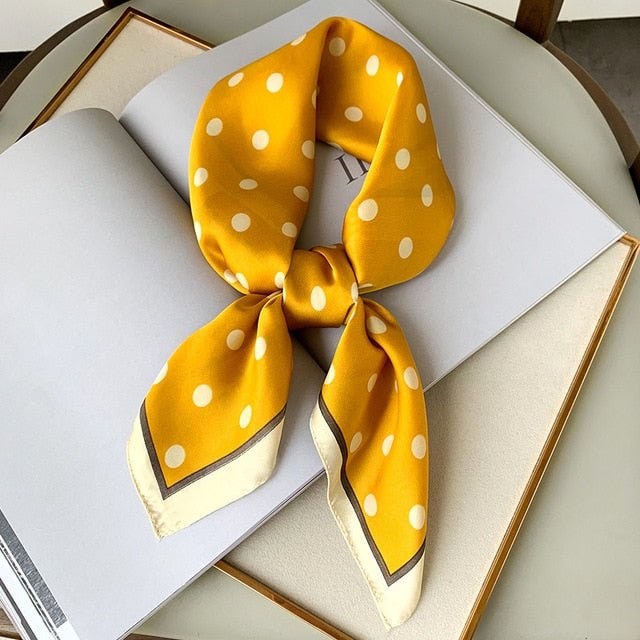 Foulard vintage 50-60 en acétate calèches équestres - Jeronine Vintage