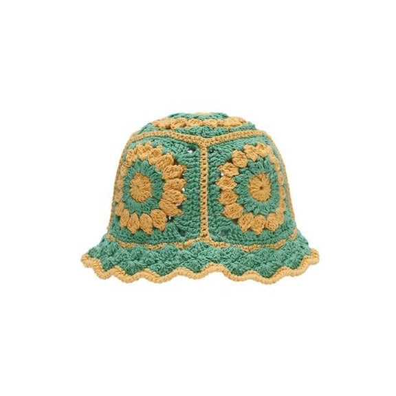 Années 20 Chapeau Cloche Crochet Rétro Vert - Ma Penderie Vintage